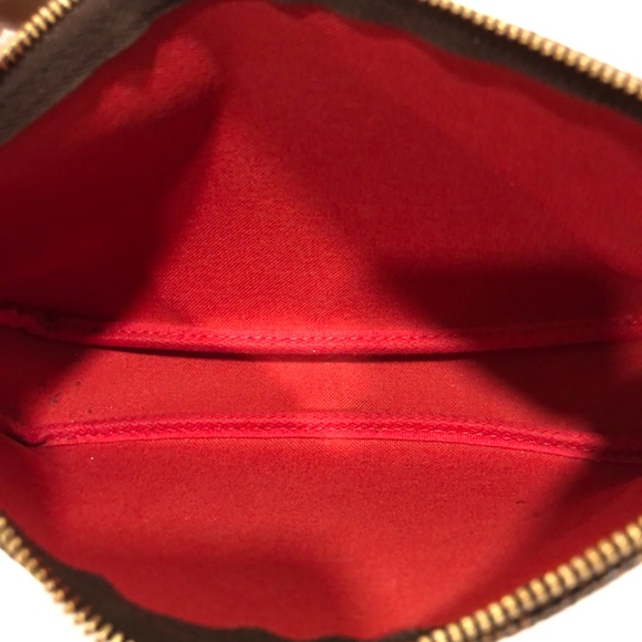 Louis Vuitton Pouchette Damier Ebene Clutch - Picture 6 of 7